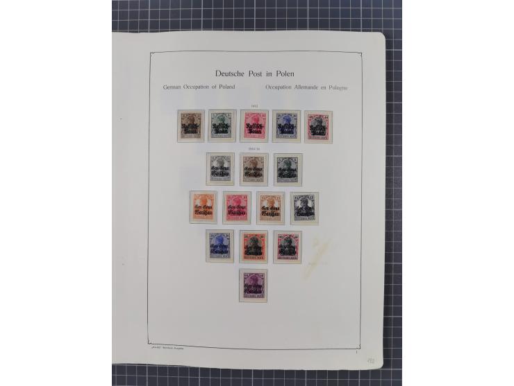 1872/1946, ungebrauchte/postfrische und gestempelte Sammlung ab Deutsches Reich mit besseren, ab 1933 viele postfrische Ausga