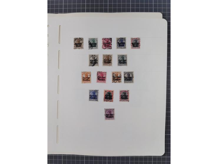 1872/1946, ungebrauchte/postfrische und gestempelte Sammlung ab Deutsches Reich mit besseren, ab 1933 viele postfrische Ausga