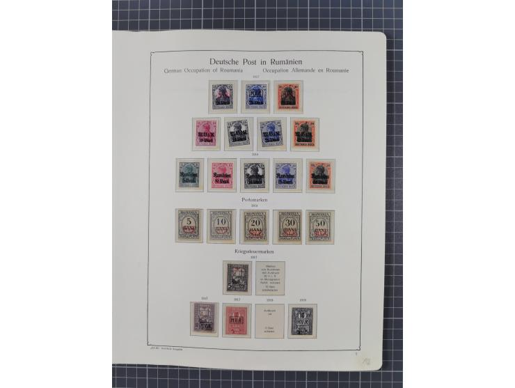 1872/1946, ungebrauchte/postfrische und gestempelte Sammlung ab Deutsches Reich mit besseren, ab 1933 viele postfrische Ausga