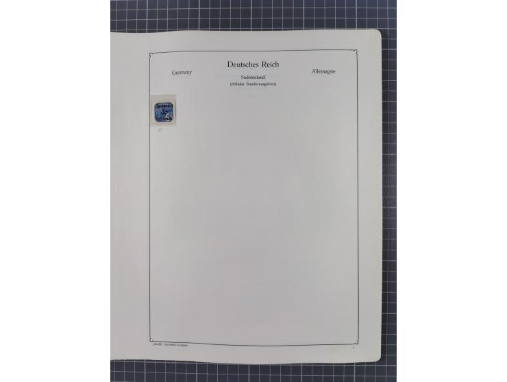 1872/1946, ungebrauchte/postfrische und gestempelte Sammlung ab Deutsches Reich mit besseren, ab 1933 viele postfrische Ausga