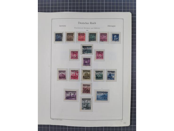 1872/1946, ungebrauchte/postfrische und gestempelte Sammlung ab Deutsches Reich mit besseren, ab 1933 viele postfrische Ausga