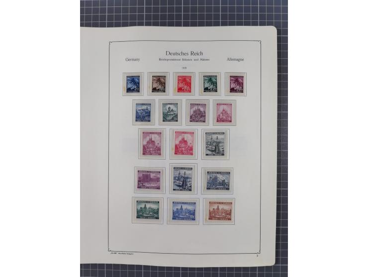 1872/1946, ungebrauchte/postfrische und gestempelte Sammlung ab Deutsches Reich mit besseren, ab 1933 viele postfrische Ausga