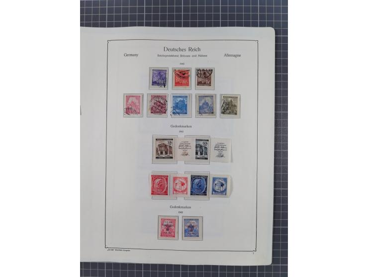 1872/1946, ungebrauchte/postfrische und gestempelte Sammlung ab Deutsches Reich mit besseren, ab 1933 viele postfrische Ausga