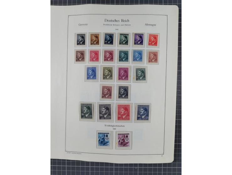 1872/1946, ungebrauchte/postfrische und gestempelte Sammlung ab Deutsches Reich mit besseren, ab 1933 viele postfrische Ausga