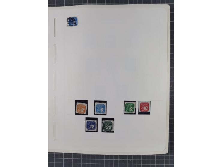 1872/1946, ungebrauchte/postfrische und gestempelte Sammlung ab Deutsches Reich mit besseren, ab 1933 viele postfrische Ausga