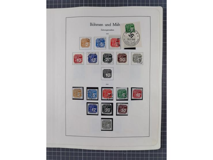 1872/1946, ungebrauchte/postfrische und gestempelte Sammlung ab Deutsches Reich mit besseren, ab 1933 viele postfrische Ausga