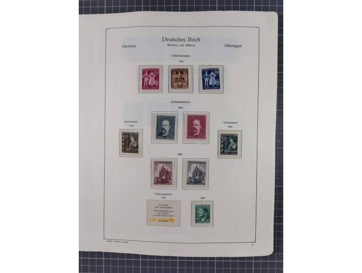 1872/1946, ungebrauchte/postfrische und gestempelte Sammlung ab Deutsches Reich mit besseren, ab 1933 viele postfrische Ausga