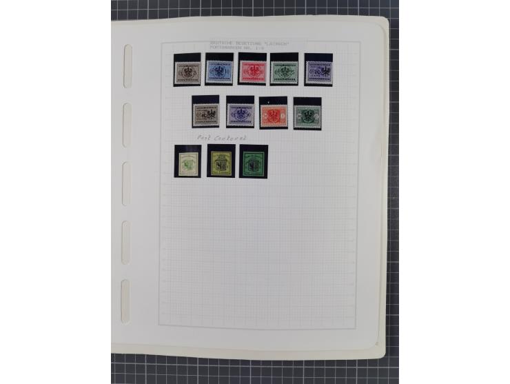 1872/1946, ungebrauchte/postfrische und gestempelte Sammlung ab Deutsches Reich mit besseren, ab 1933 viele postfrische Ausga