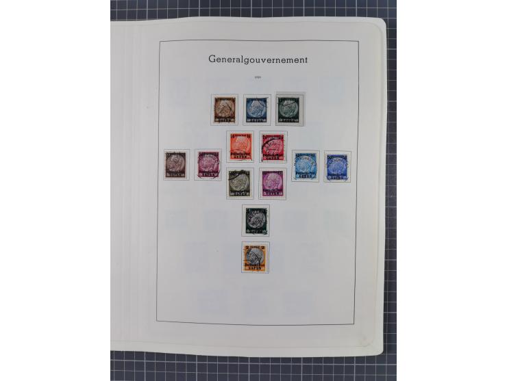 1872/1946, ungebrauchte/postfrische und gestempelte Sammlung ab Deutsches Reich mit besseren, ab 1933 viele postfrische Ausga