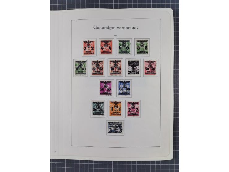 1872/1946, ungebrauchte/postfrische und gestempelte Sammlung ab Deutsches Reich mit besseren, ab 1933 viele postfrische Ausga