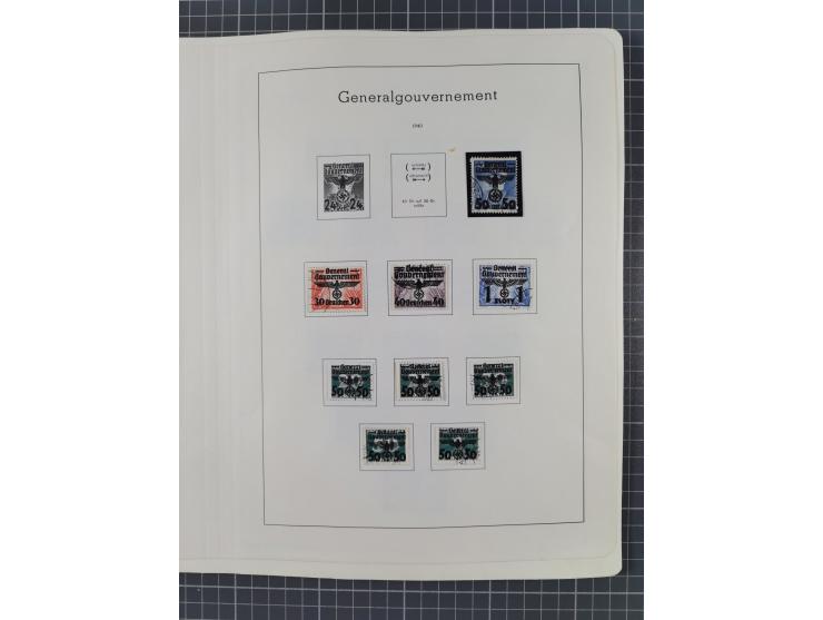 1872/1946, ungebrauchte/postfrische und gestempelte Sammlung ab Deutsches Reich mit besseren, ab 1933 viele postfrische Ausga