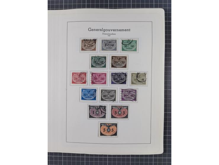 1872/1946, ungebrauchte/postfrische und gestempelte Sammlung ab Deutsches Reich mit besseren, ab 1933 viele postfrische Ausga