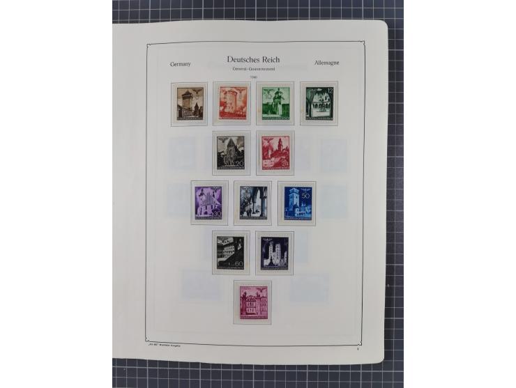 1872/1946, ungebrauchte/postfrische und gestempelte Sammlung ab Deutsches Reich mit besseren, ab 1933 viele postfrische Ausga