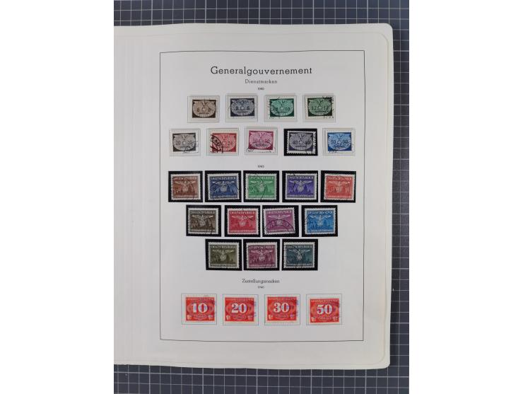 1872/1946, ungebrauchte/postfrische und gestempelte Sammlung ab Deutsches Reich mit besseren, ab 1933 viele postfrische Ausga