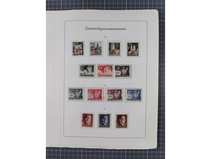 1872/1946, ungebrauchte/postfrische und gestempelte Sammlung ab Deutsches Reich mit besseren, ab 1933 viele postfrische Ausga