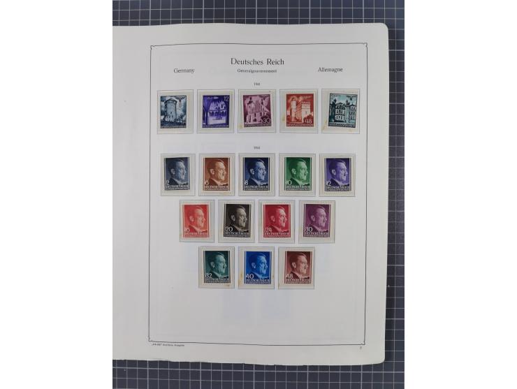 1872/1946, ungebrauchte/postfrische und gestempelte Sammlung ab Deutsches Reich mit besseren, ab 1933 viele postfrische Ausga