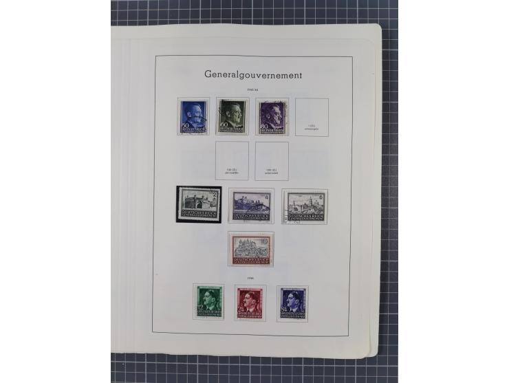 1872/1946, ungebrauchte/postfrische und gestempelte Sammlung ab Deutsches Reich mit besseren, ab 1933 viele postfrische Ausga