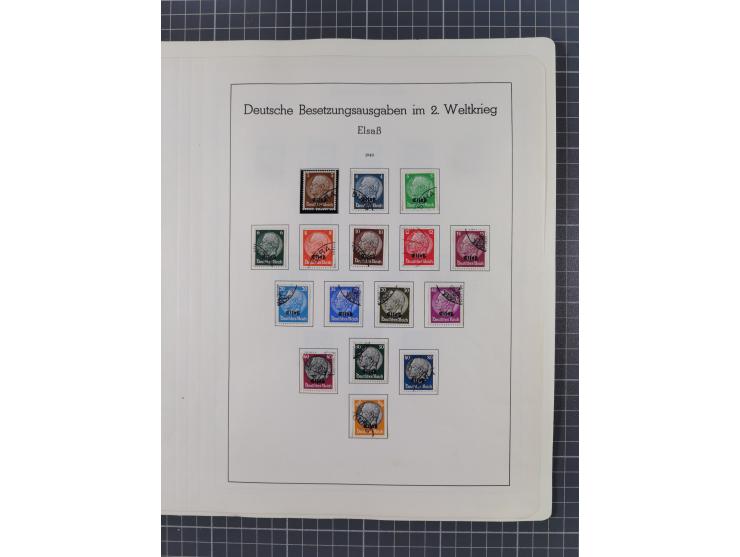 1872/1946, ungebrauchte/postfrische und gestempelte Sammlung ab Deutsches Reich mit besseren, ab 1933 viele postfrische Ausga