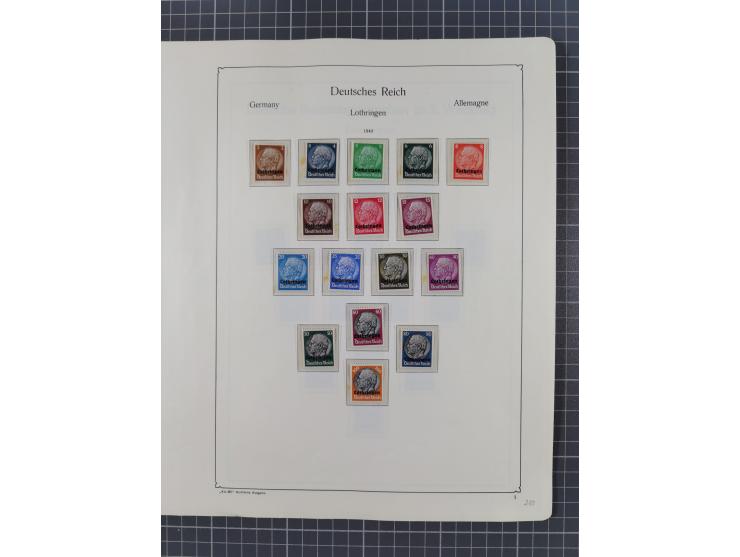 1872/1946, ungebrauchte/postfrische und gestempelte Sammlung ab Deutsches Reich mit besseren, ab 1933 viele postfrische Ausga
