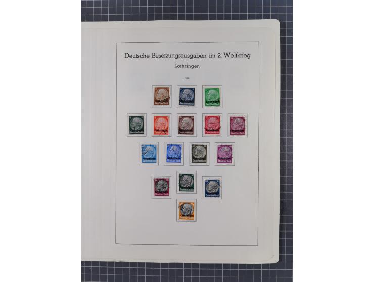 1872/1946, ungebrauchte/postfrische und gestempelte Sammlung ab Deutsches Reich mit besseren, ab 1933 viele postfrische Ausga