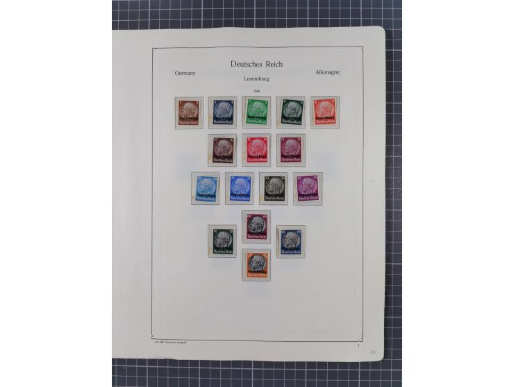 1872/1946, ungebrauchte/postfrische und gestempelte Sammlung ab Deutsches Reich mit besseren, ab 1933 viele postfrische Ausga