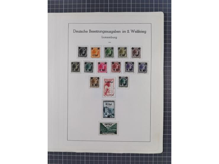 1872/1946, ungebrauchte/postfrische und gestempelte Sammlung ab Deutsches Reich mit besseren, ab 1933 viele postfrische Ausga