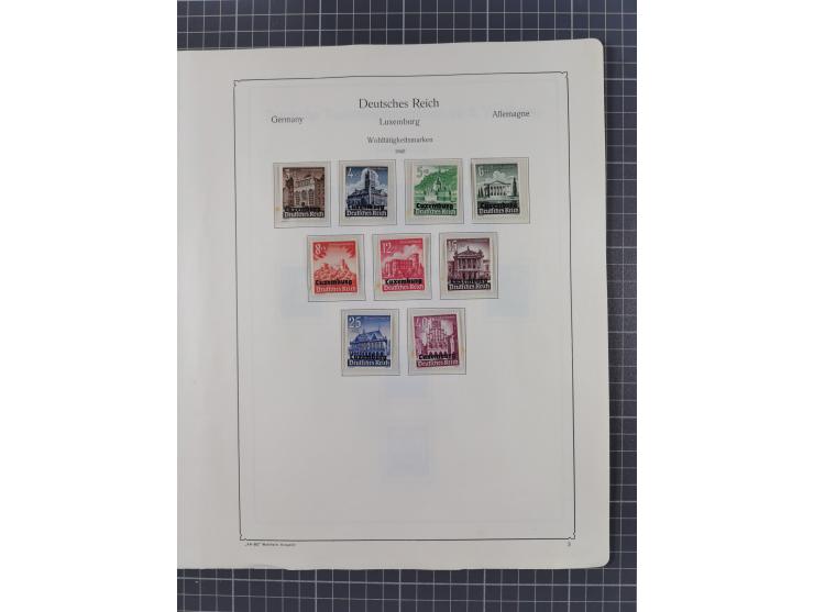 1872/1946, ungebrauchte/postfrische und gestempelte Sammlung ab Deutsches Reich mit besseren, ab 1933 viele postfrische Ausga