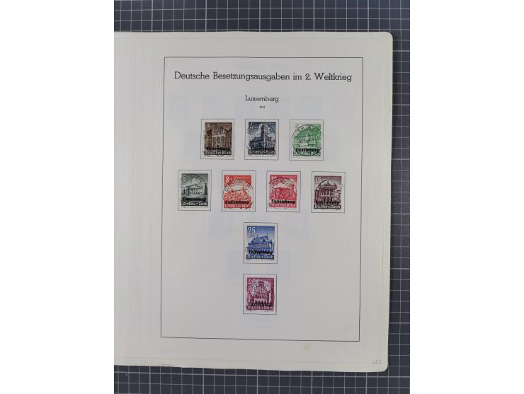 1872/1946, ungebrauchte/postfrische und gestempelte Sammlung ab Deutsches Reich mit besseren, ab 1933 viele postfrische Ausga