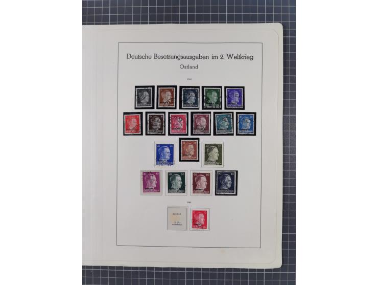 1872/1946, ungebrauchte/postfrische und gestempelte Sammlung ab Deutsches Reich mit besseren, ab 1933 viele postfrische Ausga