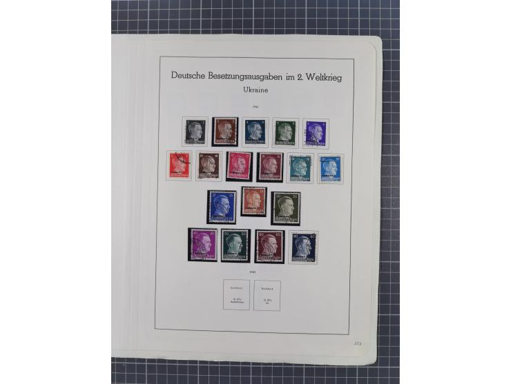 1872/1946, ungebrauchte/postfrische und gestempelte Sammlung ab Deutsches Reich mit besseren, ab 1933 viele postfrische Ausga