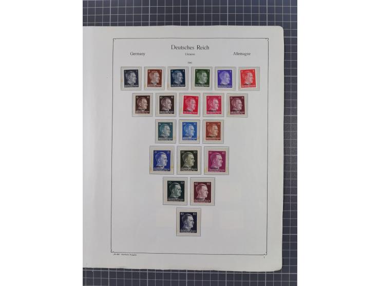 1872/1946, ungebrauchte/postfrische und gestempelte Sammlung ab Deutsches Reich mit besseren, ab 1933 viele postfrische Ausga