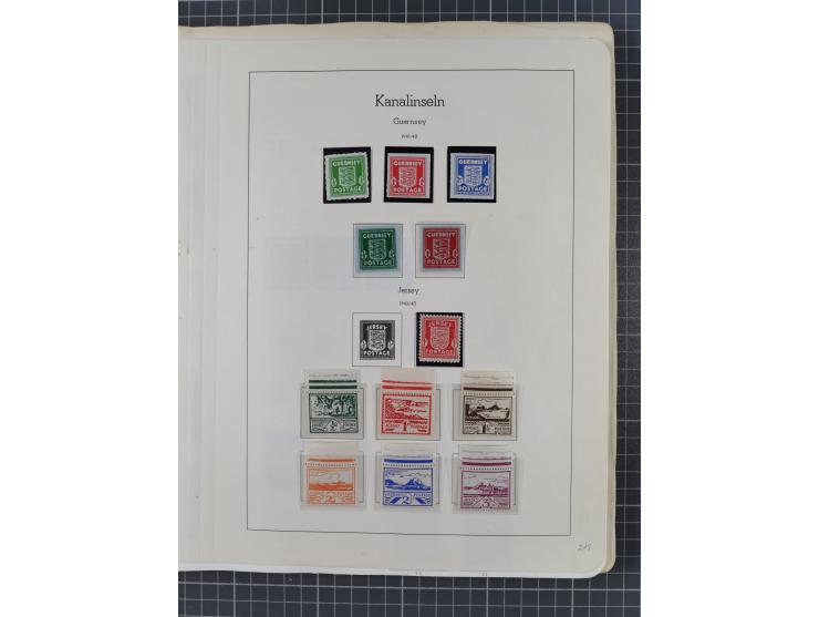 1872/1946, ungebrauchte/postfrische und gestempelte Sammlung ab Deutsches Reich mit besseren, ab 1933 viele postfrische Ausga