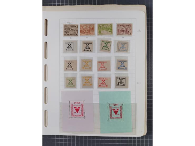 1872/1946, ungebrauchte/postfrische und gestempelte Sammlung ab Deutsches Reich mit besseren, ab 1933 viele postfrische Ausga