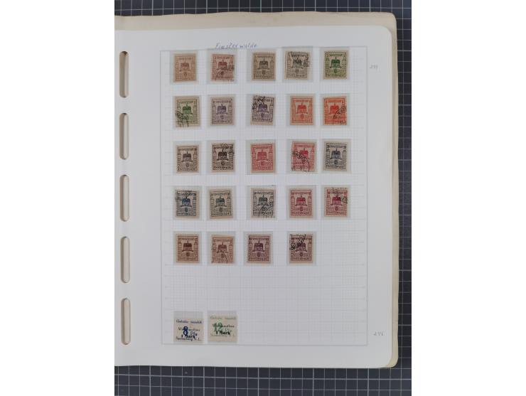 1872/1946, ungebrauchte/postfrische und gestempelte Sammlung ab Deutsches Reich mit besseren, ab 1933 viele postfrische Ausga