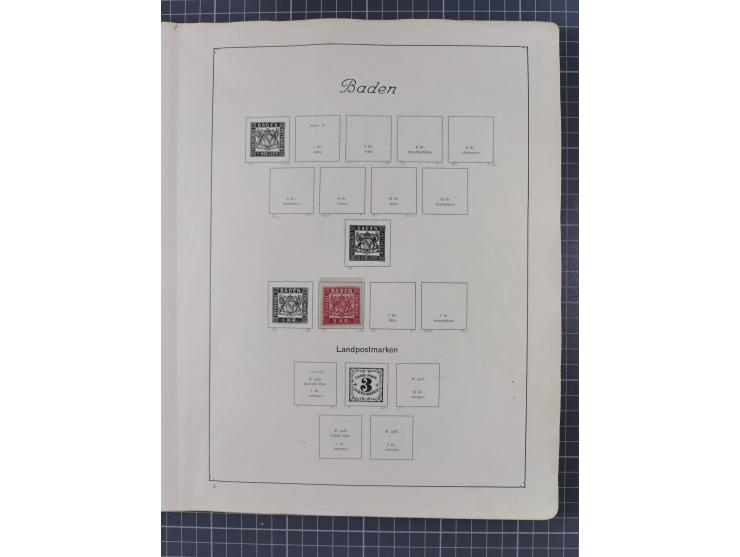 1872/1946, ungebrauchte/postfrische und gestempelte Sammlung ab Deutsches Reich mit besseren, ab 1933 viele postfrische Ausga