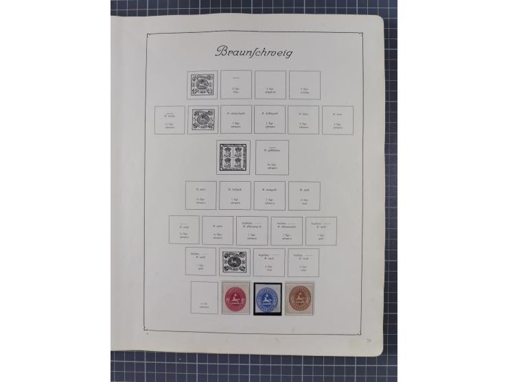 1872/1946, ungebrauchte/postfrische und gestempelte Sammlung ab Deutsches Reich mit besseren, ab 1933 viele postfrische Ausga