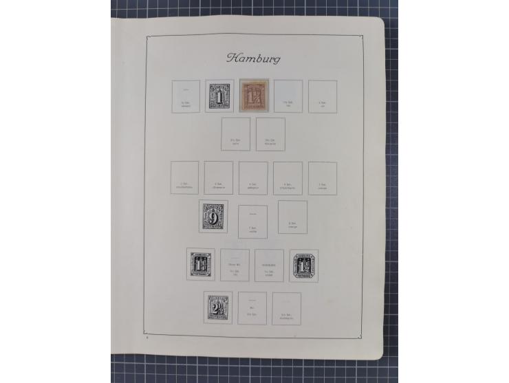 1872/1946, ungebrauchte/postfrische und gestempelte Sammlung ab Deutsches Reich mit besseren, ab 1933 viele postfrische Ausga