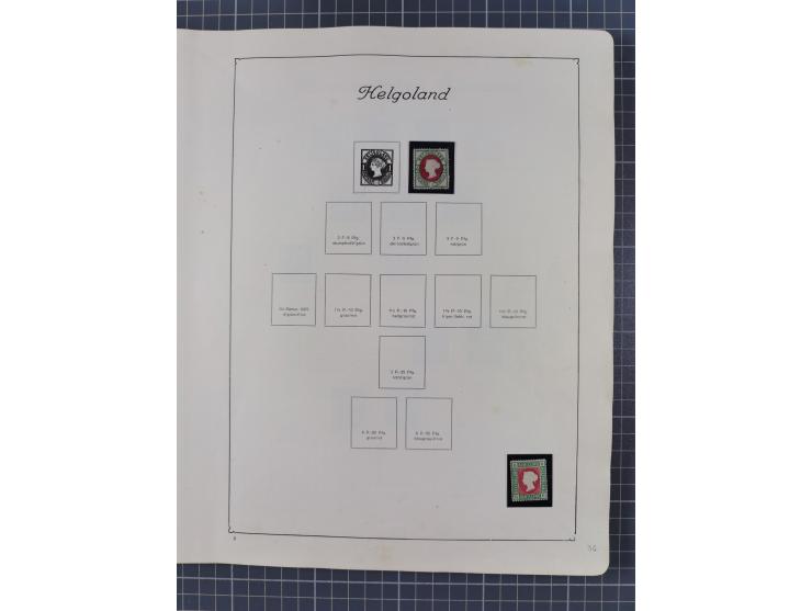 1872/1946, ungebrauchte/postfrische und gestempelte Sammlung ab Deutsches Reich mit besseren, ab 1933 viele postfrische Ausga