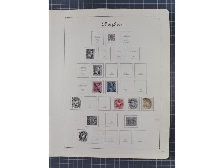 1872/1946, ungebrauchte/postfrische und gestempelte Sammlung ab Deutsches Reich mit besseren, ab 1933 viele postfrische Ausga