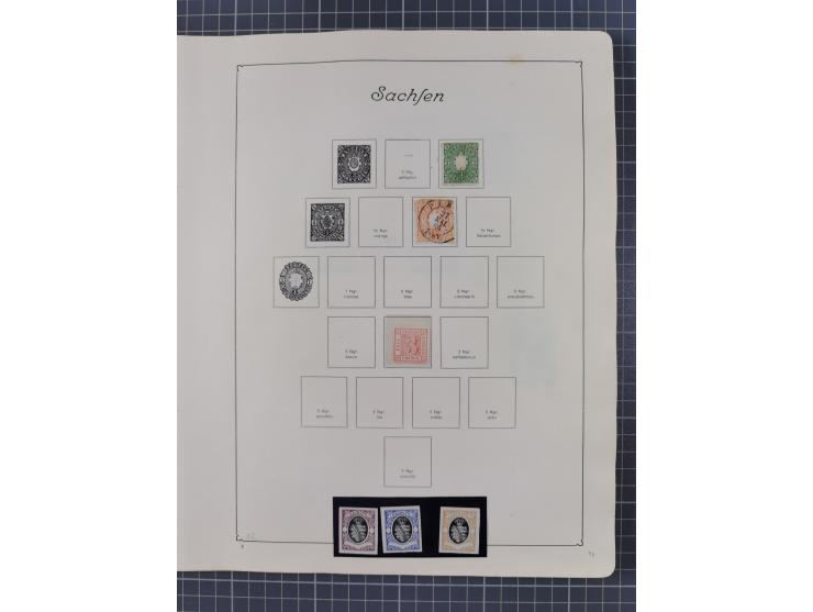 1872/1946, ungebrauchte/postfrische und gestempelte Sammlung ab Deutsches Reich mit besseren, ab 1933 viele postfrische Ausga