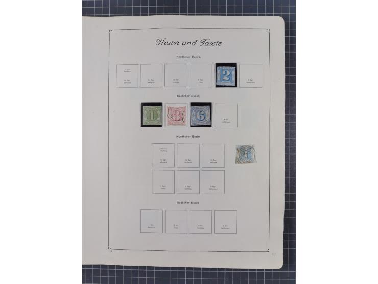 1872/1946, ungebrauchte/postfrische und gestempelte Sammlung ab Deutsches Reich mit besseren, ab 1933 viele postfrische Ausga