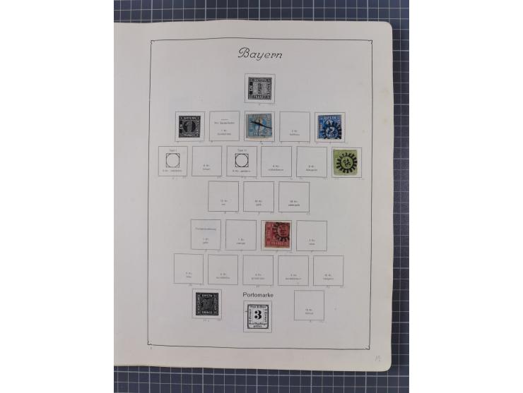 1872/1946, ungebrauchte/postfrische und gestempelte Sammlung ab Deutsches Reich mit besseren, ab 1933 viele postfrische Ausga