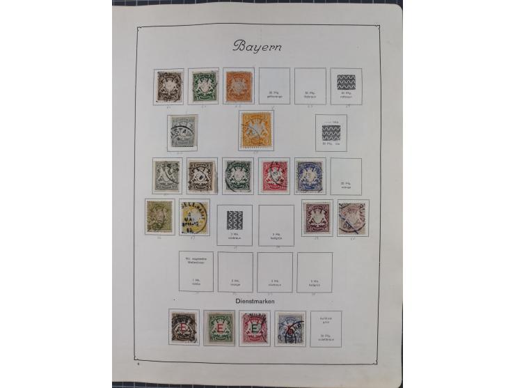 1872/1946, ungebrauchte/postfrische und gestempelte Sammlung ab Deutsches Reich mit besseren, ab 1933 viele postfrische Ausga