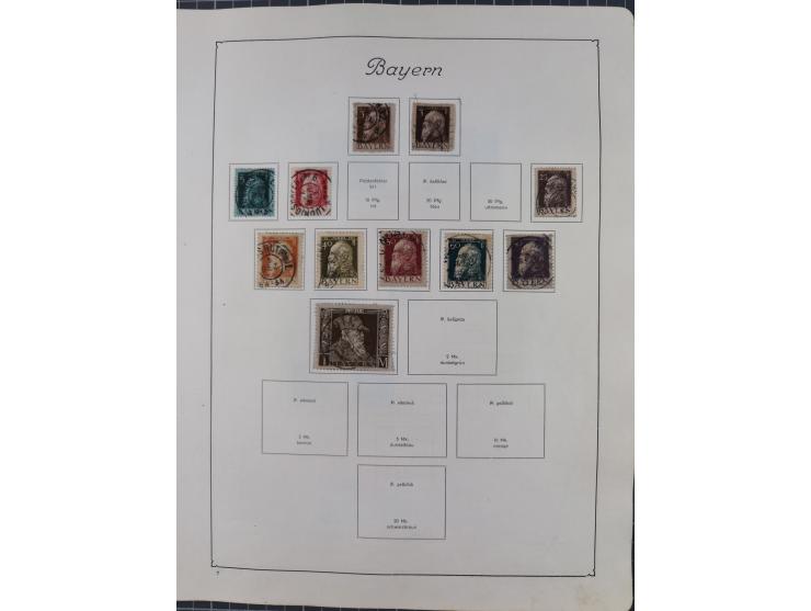 1872/1946, ungebrauchte/postfrische und gestempelte Sammlung ab Deutsches Reich mit besseren, ab 1933 viele postfrische Ausga