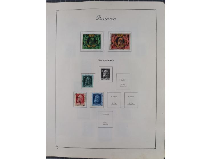 1872/1946, ungebrauchte/postfrische und gestempelte Sammlung ab Deutsches Reich mit besseren, ab 1933 viele postfrische Ausga