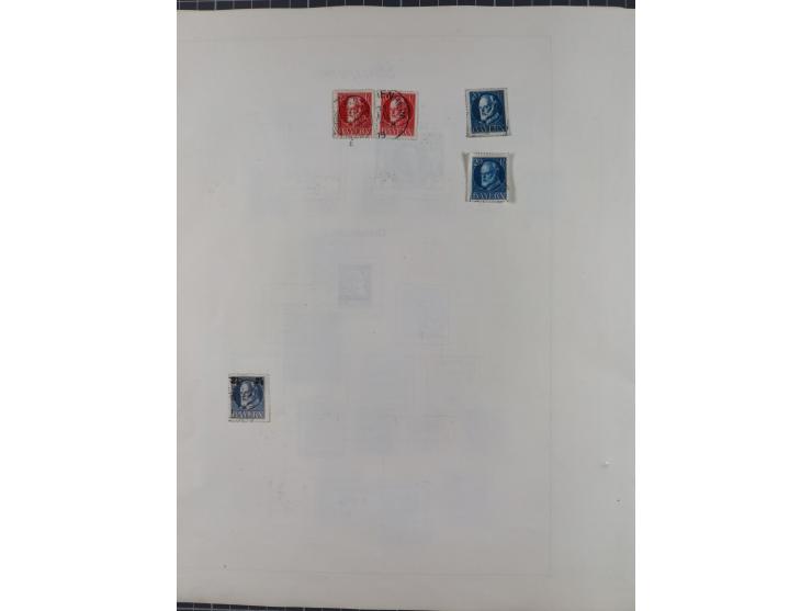 1872/1946, ungebrauchte/postfrische und gestempelte Sammlung ab Deutsches Reich mit besseren, ab 1933 viele postfrische Ausga