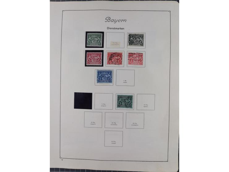 1872/1946, ungebrauchte/postfrische und gestempelte Sammlung ab Deutsches Reich mit besseren, ab 1933 viele postfrische Ausga