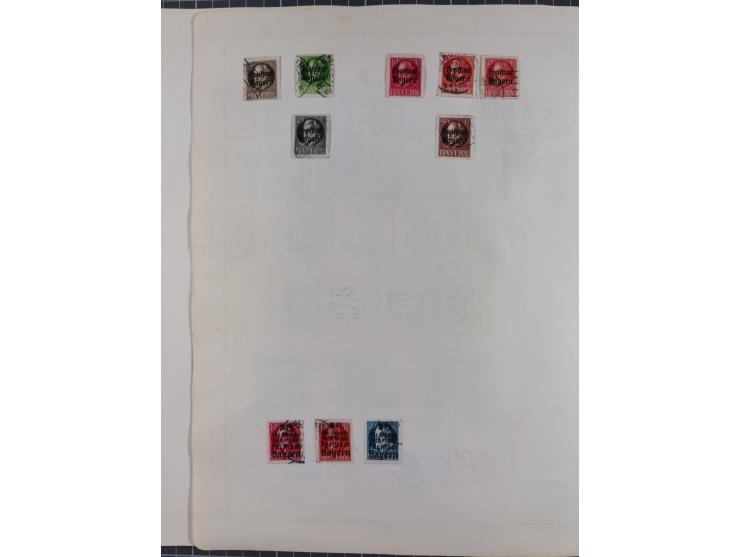 1872/1946, ungebrauchte/postfrische und gestempelte Sammlung ab Deutsches Reich mit besseren, ab 1933 viele postfrische Ausga