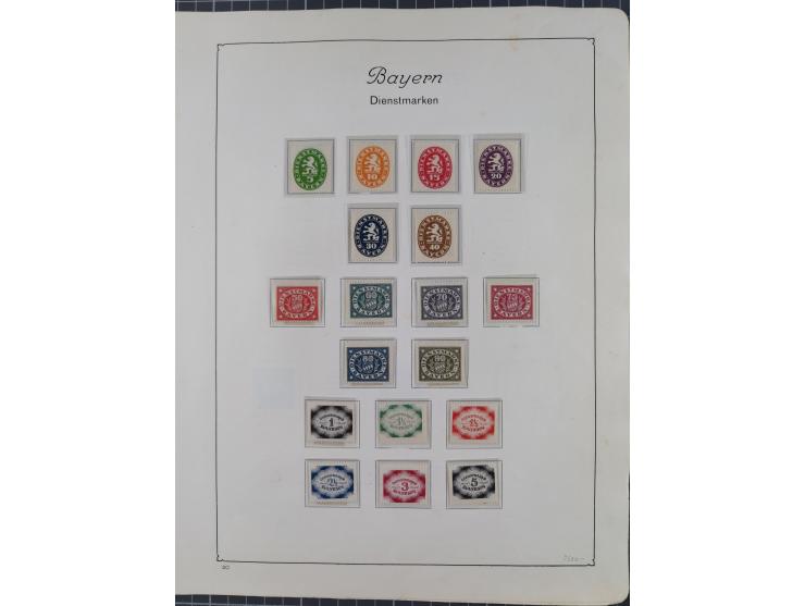 1872/1946, ungebrauchte/postfrische und gestempelte Sammlung ab Deutsches Reich mit besseren, ab 1933 viele postfrische Ausga