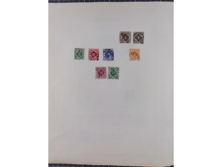 1872/1946, ungebrauchte/postfrische und gestempelte Sammlung ab Deutsches Reich mit besseren, ab 1933 viele postfrische Ausga